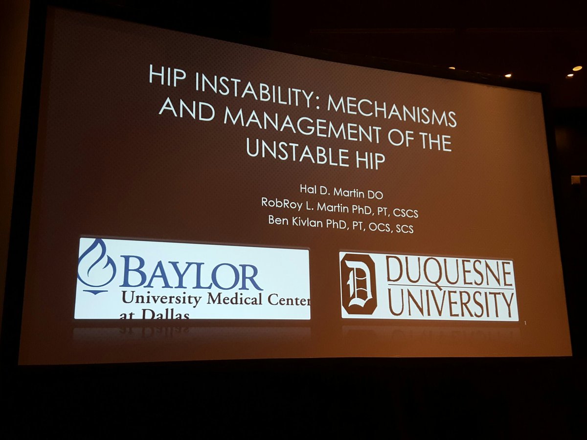 AlexGarnaut_PT's tweet photo. Moving up the kinetic chain! Mechanisms and management of hip instability. Full house! #APTACSM #CSM2017 #osudpt https://t.co/nTmPDx62BY