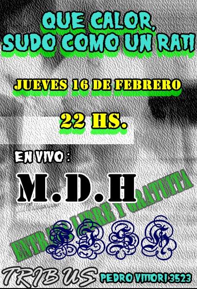 HOY JUEVES EN #TRIBUSBAR:
[[[[FISH]]]] (SANTO TOMÉ - SANTA FE)
////M.D.H\\\\ (VILLA GOBERNADOR GALVEZ) Entrada libre y gratuita!!!
