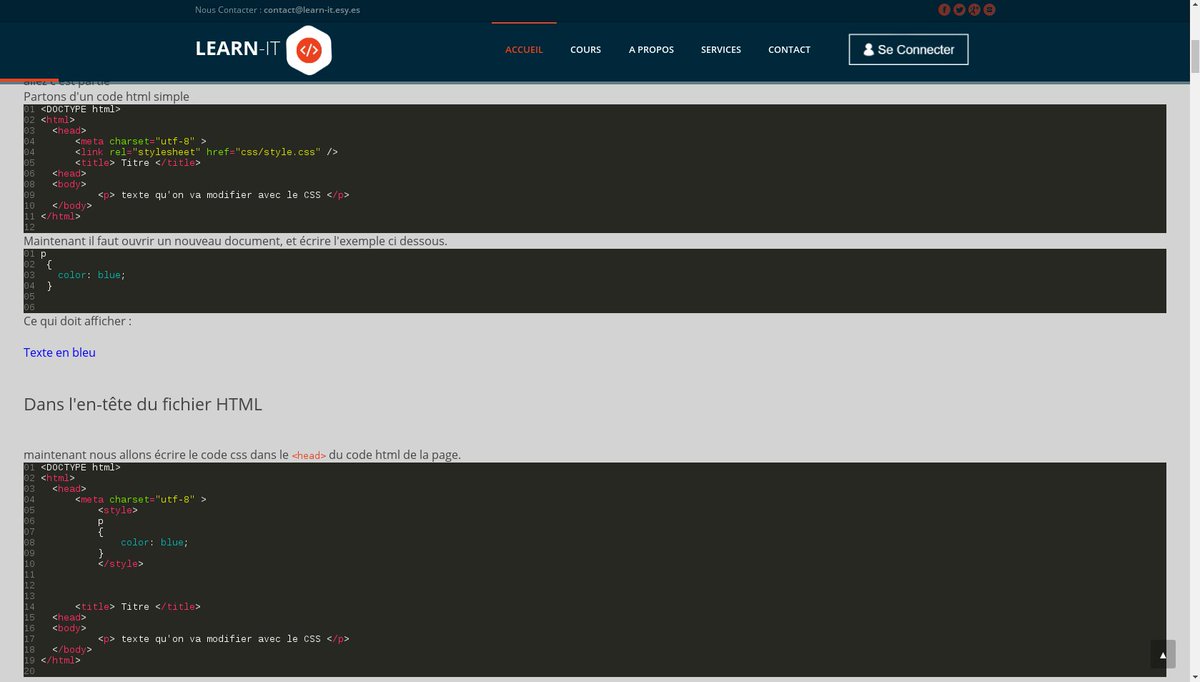 Learn_iTfr's tweet image. Les cours de CSS | HTML | PHP | JS sont prêt a être visionnés 😜
#informatique #cours #html #css #php #js @Learn_iTfr  #LearniT