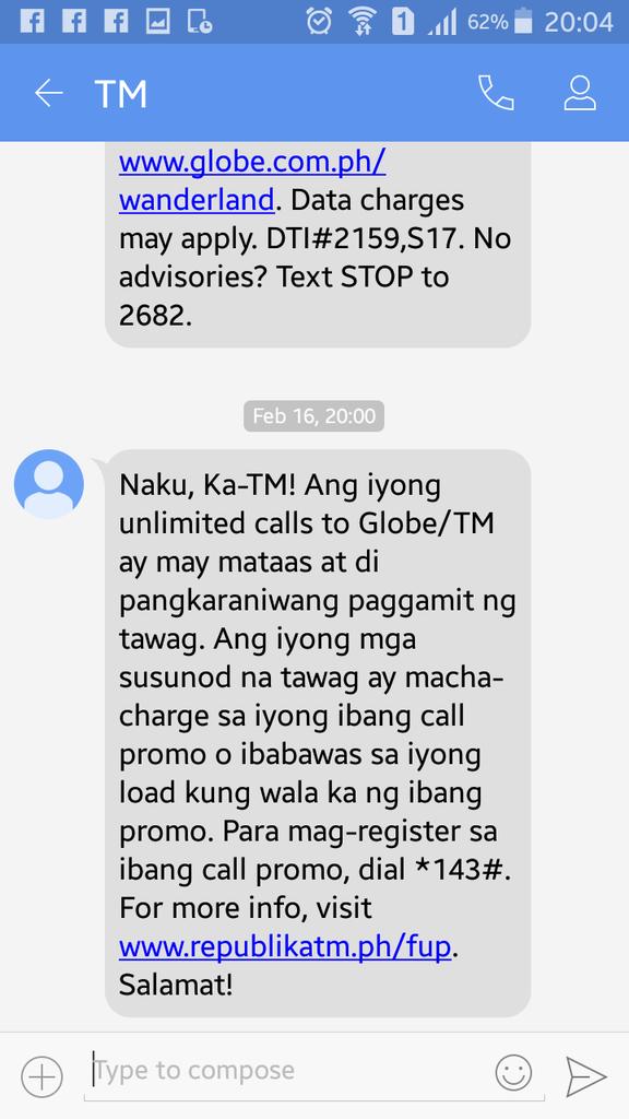 eugenemaria's tweet photo. Unlimited?.. pero may limit?.. ano ba talaga @talk2GLOBE https://t.co/l7PPbzIXb1