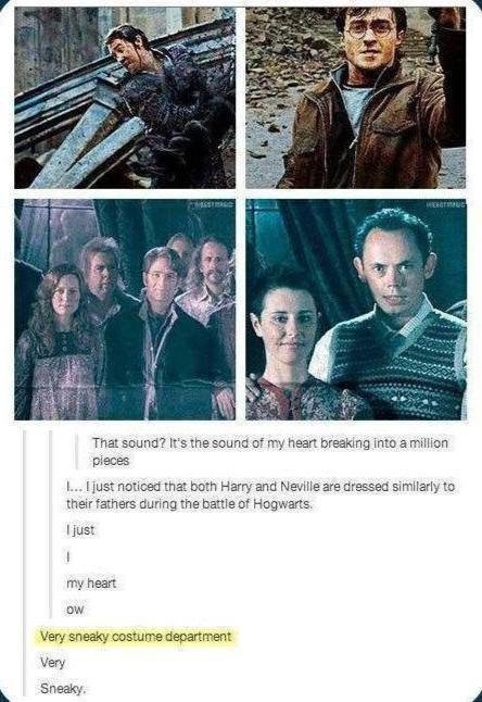 The costume department didn't get enough credit.