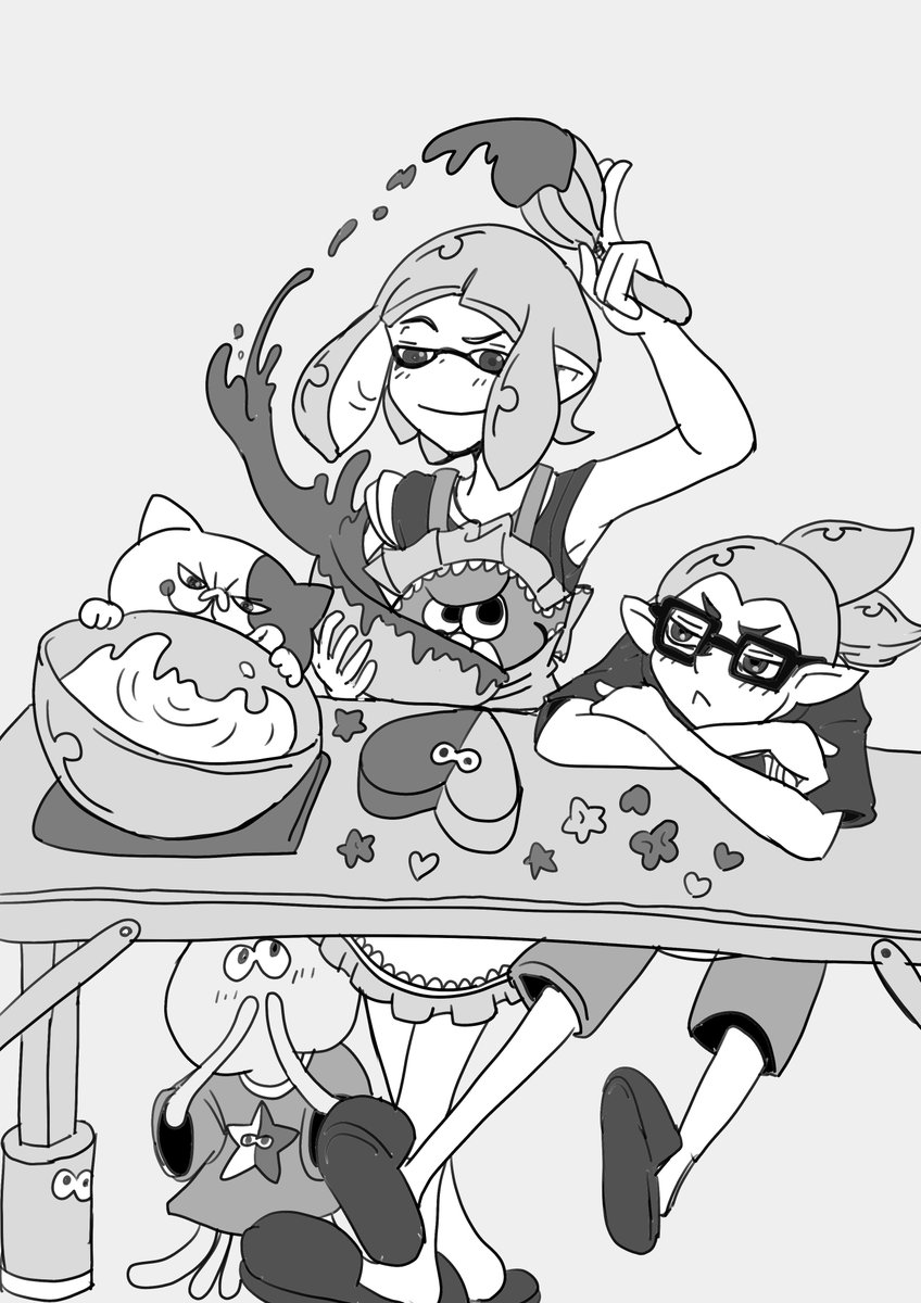 スプラトゥーンイラストコンテスト スプライラコン部 第4弾 お題 バレンタイン Togetter