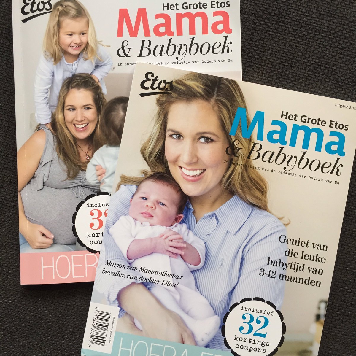 Ontwerpt's tweet photo. Vers van de pers! Het grote Etos Mama en Babyboek 2017. Vol trots en hard aan gewerkt met @Lilies1972 #magazine #etos https://t.co/Xs83f7wNLq