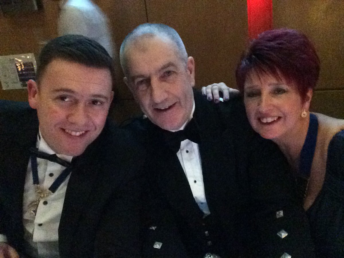 mickyb1985's tweet image. Kicking it with with top table and the main woman @Kathyb998  and @Grant_Scott  #bibamcr #nmu #hiltonmcr