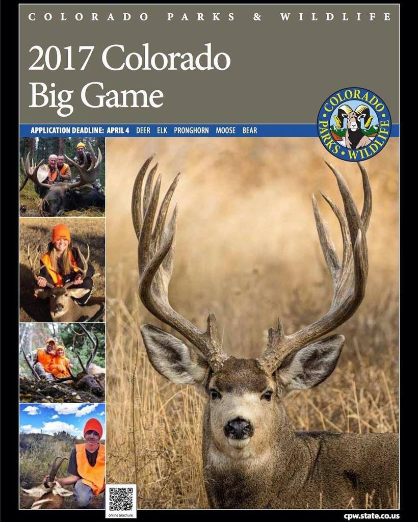 Colorado Parks and Wildlife (@coparkswildlife) on Twitter photo It's here. Plan your hunt with the 2017 Colorado Big Game Hunting Brochure. Check out the … ift.tt/2kXaUrS It's here. Plan your hunt with the 2017 Colorado Big Game Hunting Brochure. Check out the … ift.tt/2kXaUrS