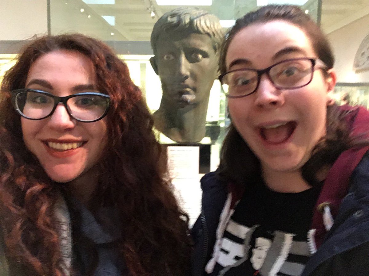 charlotteedwa18's tweet photo. @B6FC_Classics I spent my very useful enhancement week running around the British museum to take selfies with Augustus #classicsstudent https://t.co/YOAiGGTBh9