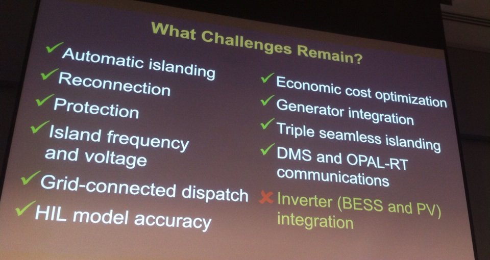 acton_climate's tweet photo. At #microgridMA Symposium, SEL emphasizes need for more work on advanced inverters before building microgrids https://t.co/UoIL9Zkojw