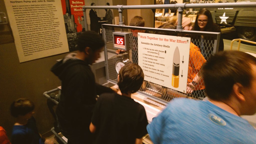 Schlatter_tim's tweet photo. Great time at the @MNHistoryCenter Ss saw exhibits and took a class on #MNinventors #isd192 #192gateway #history https://t.co/LnVyJLDwPp