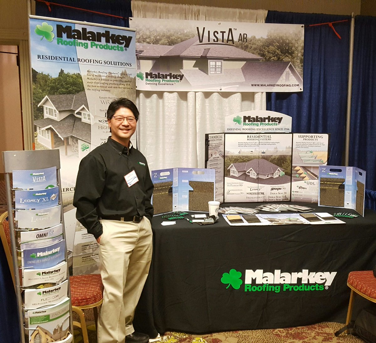 RCIPugetSound's tweet image. Make sure to check out member Kenji Kumai&apos;s @MalarkeyRoofing booth at RCAW.