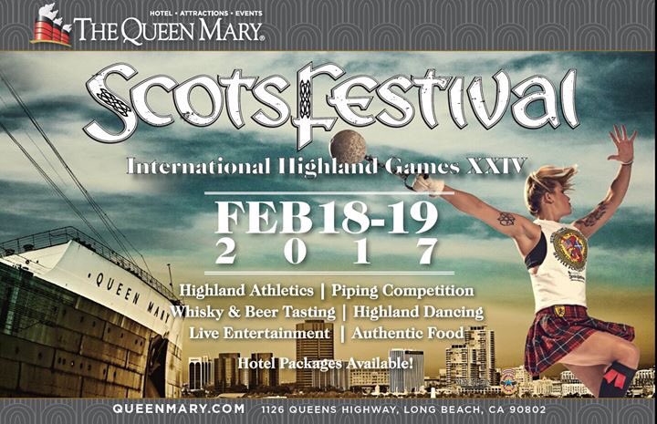 EVENT: 18-19 Feb ~ <a href="/TheQueenMary/">Queen Mary</a> #ScotsFestival #LongBeach #California #highlandgames #bagpipes queenmary.com/events/scotsfe…