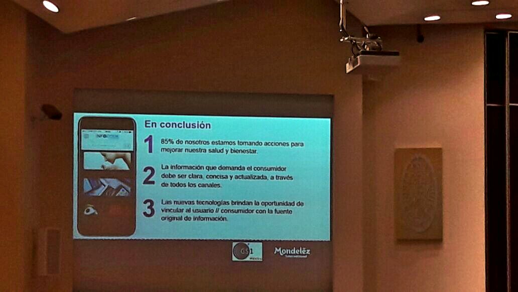 GS1_Mx's tweet image. Gabriel Alvírez, de Asuntos Públicos Mondelez, habla de #InfoCode, App de #GS1 con Información Confiable de productos. #EncuentroDeAlimentos