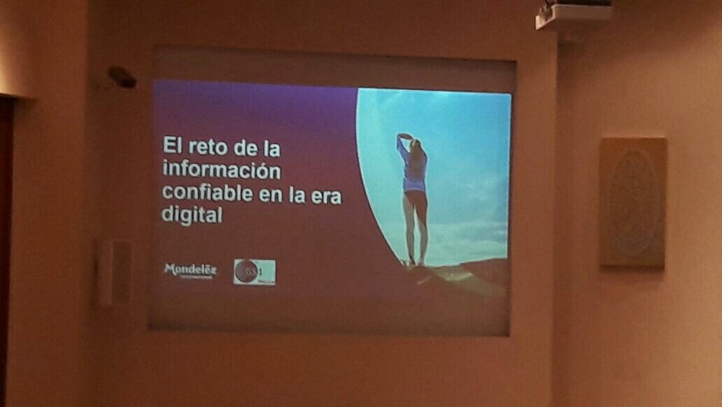 GS1_Mx's tweet image. Gabriel Alvírez, de Asuntos Públicos Mondelez, habla de #InfoCode, App de #GS1 con Información Confiable de productos. #EncuentroDeAlimentos