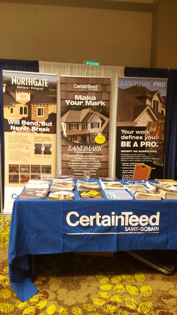 RCIPugetSound's tweet image. Long time Chapter supporter, @CertainTeed also has a booth at the RCAW.