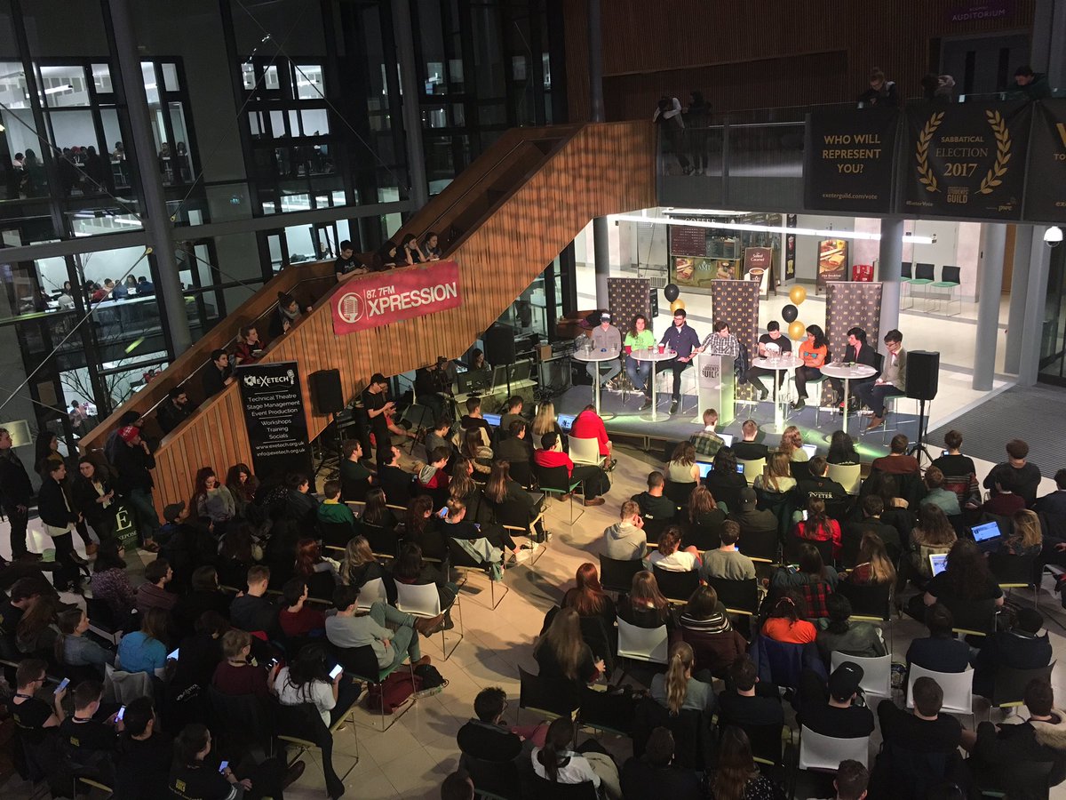 ExeTechExeter's tweet image. We have loved helping @ExeterGuild for the debates this week with @XpressionFMNews #ExeterVote