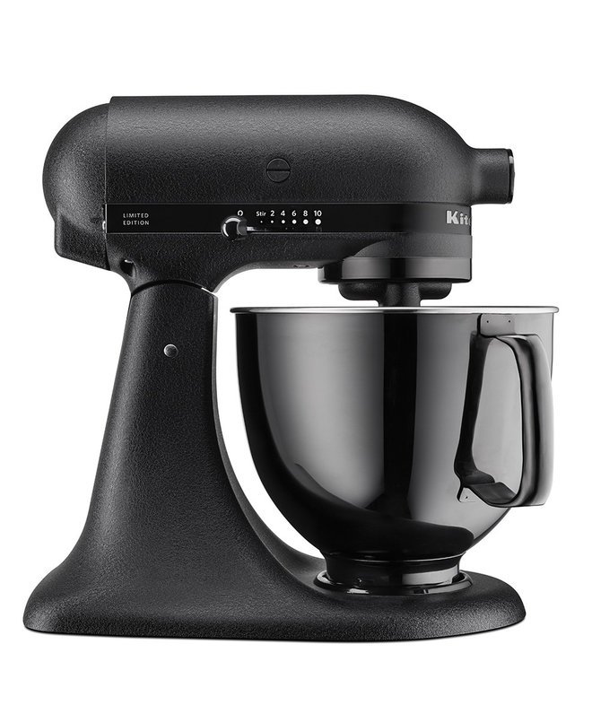 foodandwine's tweet photo. KitchenAid’s new all-black stand mixer is insanely gorgeous. https://t.co/imB2kLeerU https://t.co/IQzfomb3Bp