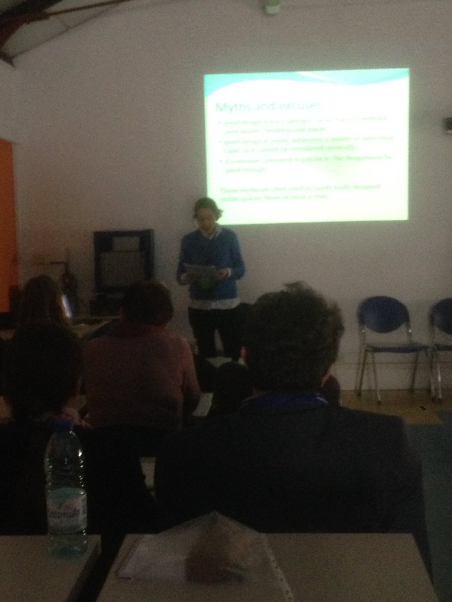 gizzago's tweet photo. @CyberParks_COST colloquium Tatiana Ruchinskaya on 'inclusive design as good design' https://t.co/T47854UejW