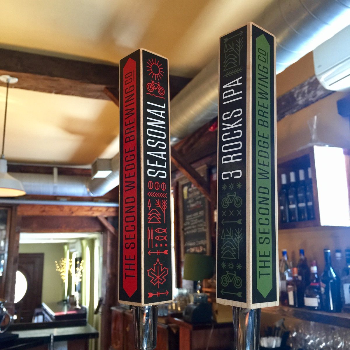 Get crafty with <a href="/Thesecondwedge/">TheSecondWedgeBeer</a>. We've got 3 Rocks, Monday Night Piper &amp; High Grass on tap for your drinking pleasure! #craftbeer