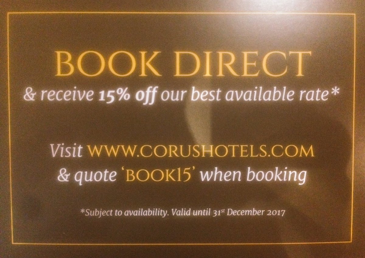 Book direct for 15% off #BOOK15 #hillcresthotel