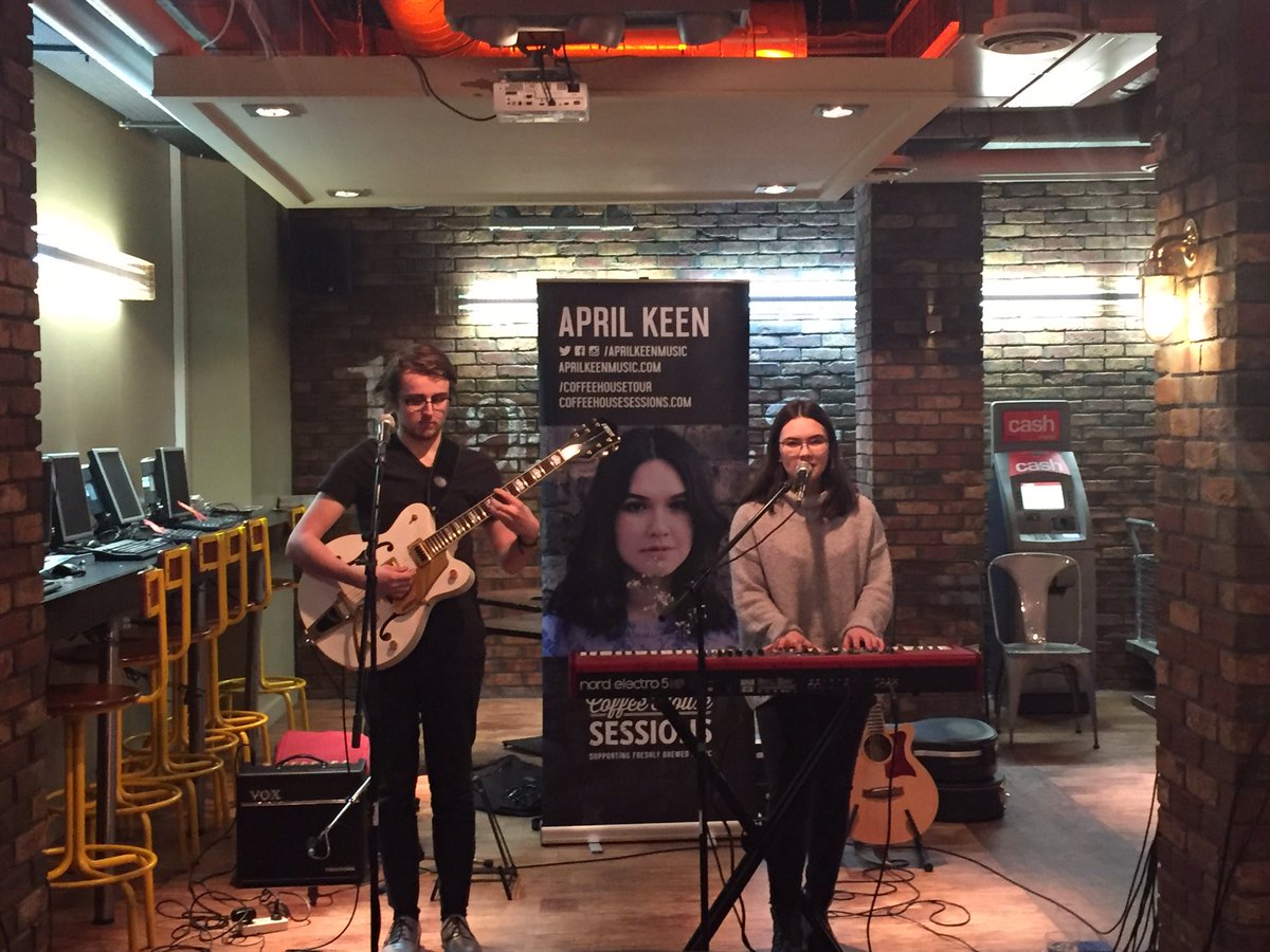 The <a href="/CoffeeHouseTour/">CoffeeHouseSessions</a> has started - don't miss <a href="/aprilkeenmusic/">April Keen</a> love in Habita right now #freshlybrewedmusic