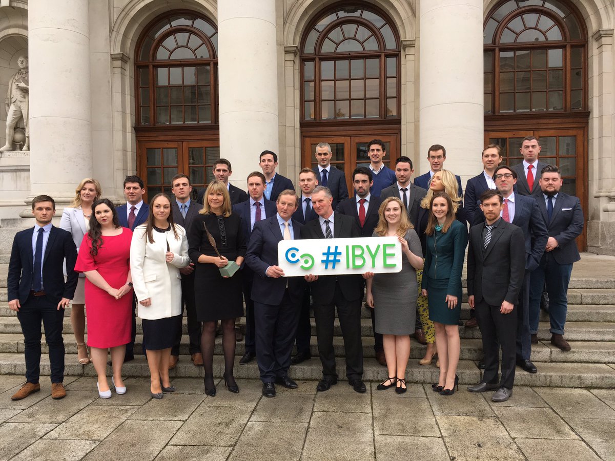 Met finalists of Ireland's Best Young Entrepreneur - organised by the Gov's Local enterprise offices - entrepreneurs are key to our economy.