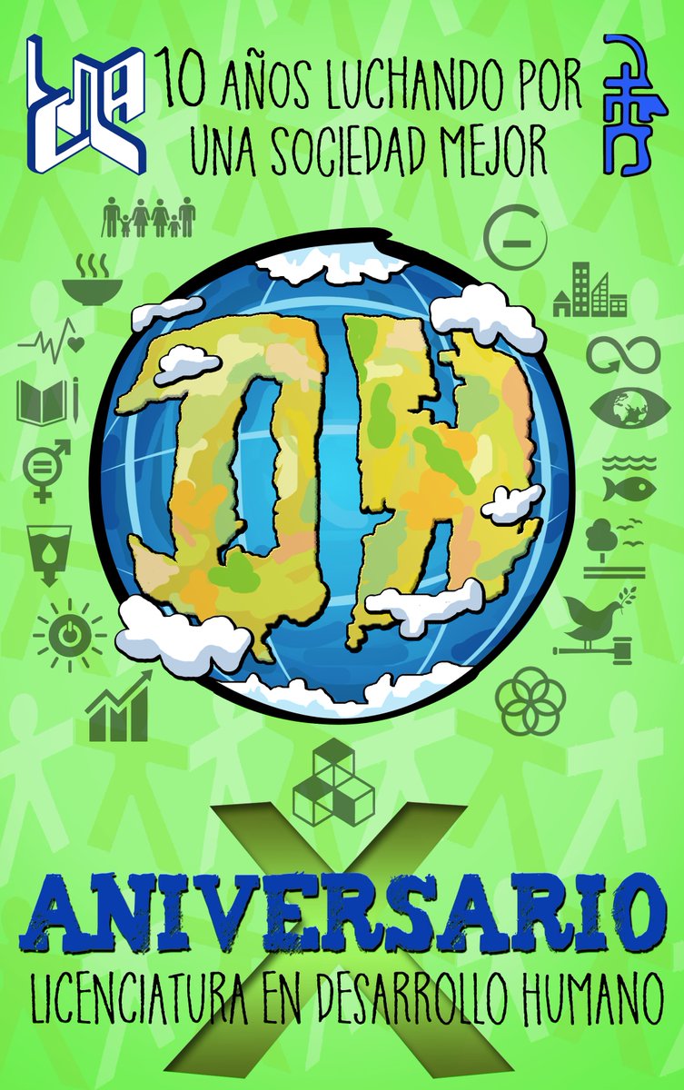 Xaniversariodh's tweet photo. Felicitaciones a Andrea Pérez y Alberto  Quero, del 6to semestre, ganadores del concurso Afiche X Aniversario del programa Desarrollo Humano https://t.co/H0are6yb1Z