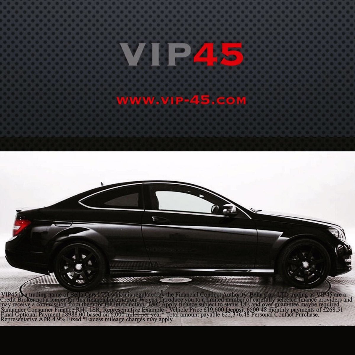 CallumVIP45's tweet image. 64 plate Mercedes C250 CDi AMG Sport Edition Auto Blackout - £500 deposit and £269 per month #vip45