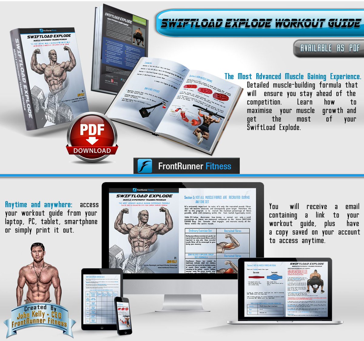 FrontRunnerFit's tweet image. NEW #exercise program that comes with #SWIFTLOAD EXPLODE. A MUST 4anyone NEEDING to pack on #lean #muscle, fast! buff.ly/2lWNhO8