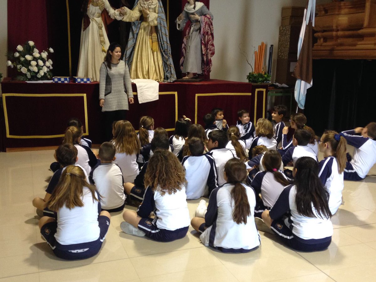 Como cada año cuando se acerca la Cuaresma, empezamos con las visitas explicativas a la Casa de Hdad con todos los niños de nuestro colegio.