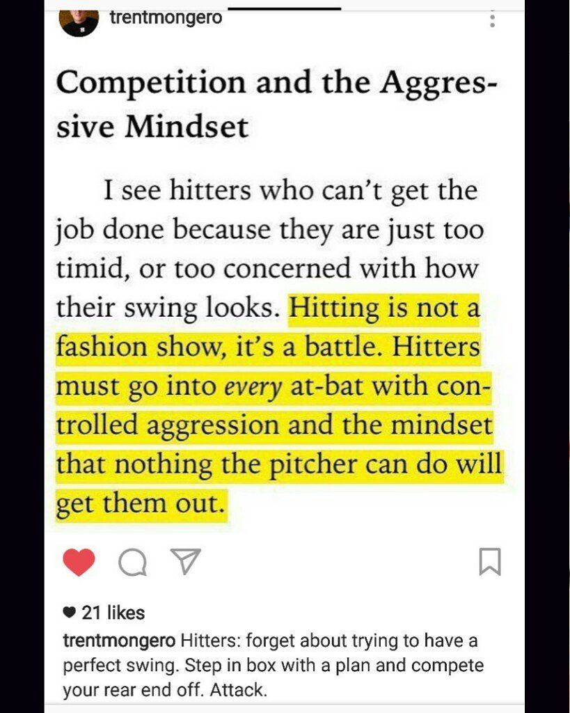 Dmull49er's tweet image. Stop worrying about having a "perfect swing" and #Compete #controlledaggression #haveaplan #competitormindset Thanks @CoachMongero