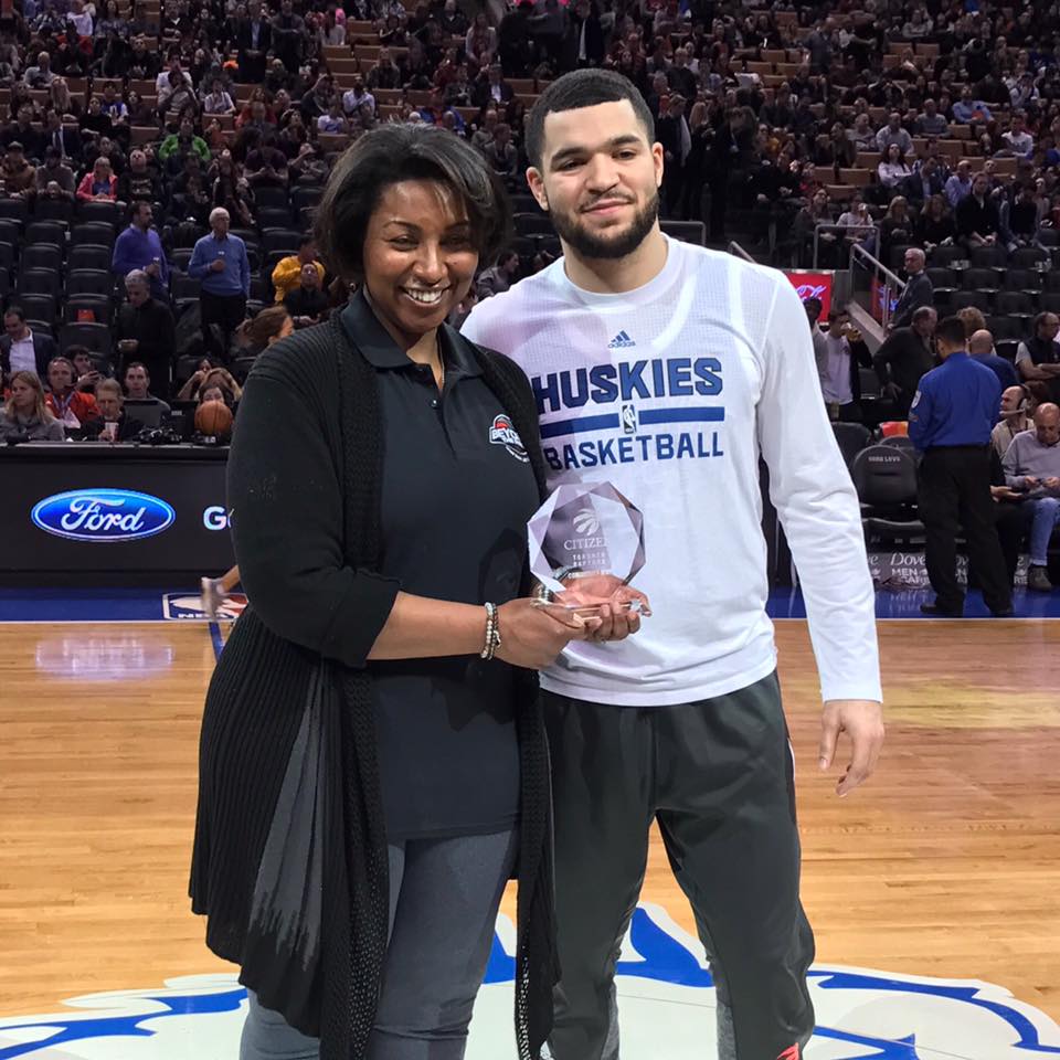 Beyond_The_Rim's tweet photo. We're proud to announce that Nadia Jones was selected as the Raptors Community MVP for her work with BTR. @CentennialEDU @professorNMH https://t.co/z6u7UIzX9N