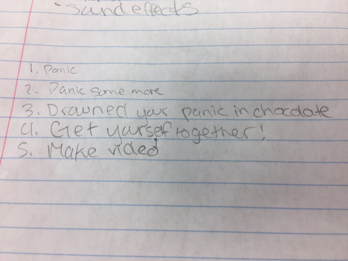 alyssavoigt13's tweet image. &quot;Make a timeline and plan to complete your documentary&quot; The struggle is real 4 my students @DigitalPromise #filmmakerchallenge