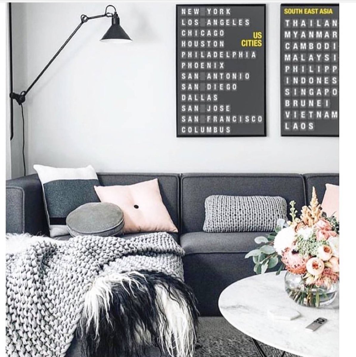 We love the way @triakasa styled up her boconcept couch!
Take advantage of our free interior design service &amp; 10% off orders over$5000!