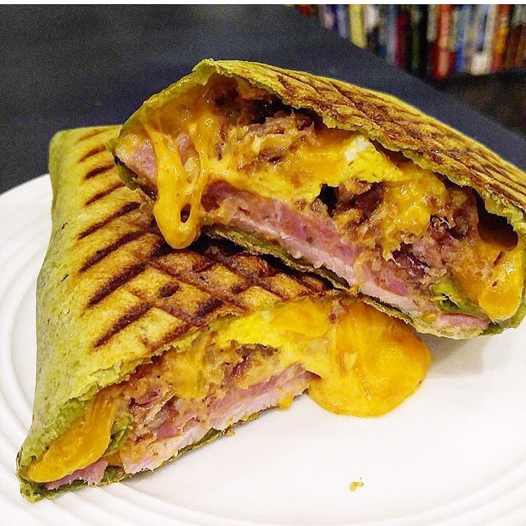 SmokingGoose's tweet photo. #MenuMoment our Andouille, Bacon, City Ham w/eggs, cheddar, housemade Russian Sriracha @PBooksandBread Lawton Loop at #FortBenjaminHarrison https://t.co/iEBXB6rQaC