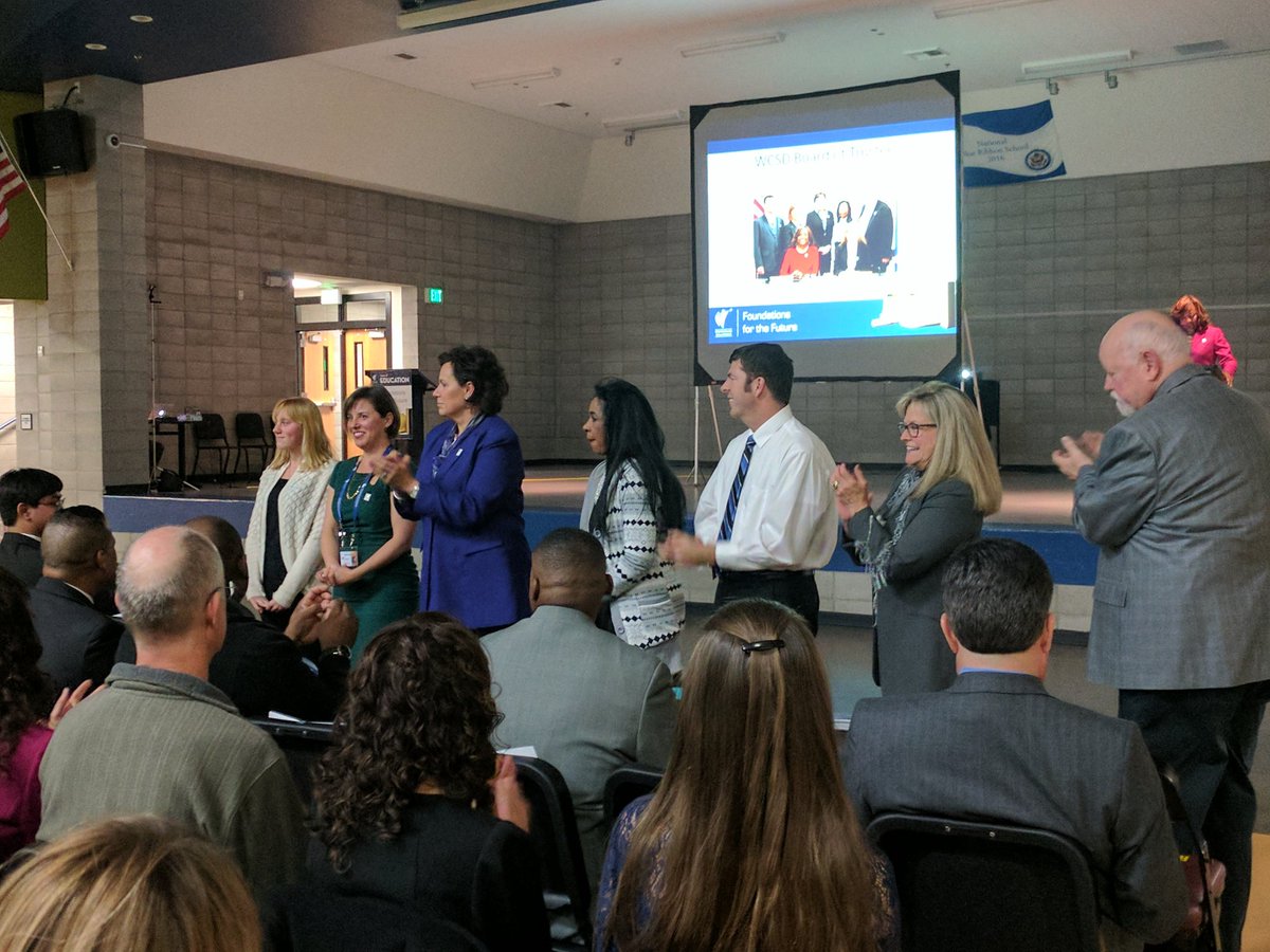WCSDTrustees's tweet photo. A big thank you to all 315 people who attended last night's State of Ed. Without all of you, we would not be where we are today! #WCSD2017 https://t.co/tVDfWYOGNP