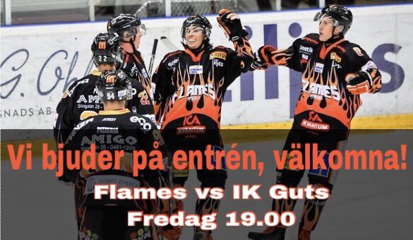 NybroFlames's tweet photo. Imorgon bjuder vi på fri entré i säsongens sista hemmamatch, välkomna! 
https://t.co/YSBmFNCSzJ https://t.co/E0orTgfq1O