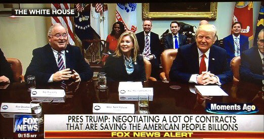 Trumptbird's tweet photo. @POTUS @realDonaldTrump meeting again &amp; again with members of Congress from BOTH SIDES of the aisle. 

🇺🇸🇺🇸#UniteWithTrump 🇺🇸🇺🇸

#MAGA https://t.co/5dDHqB27ND