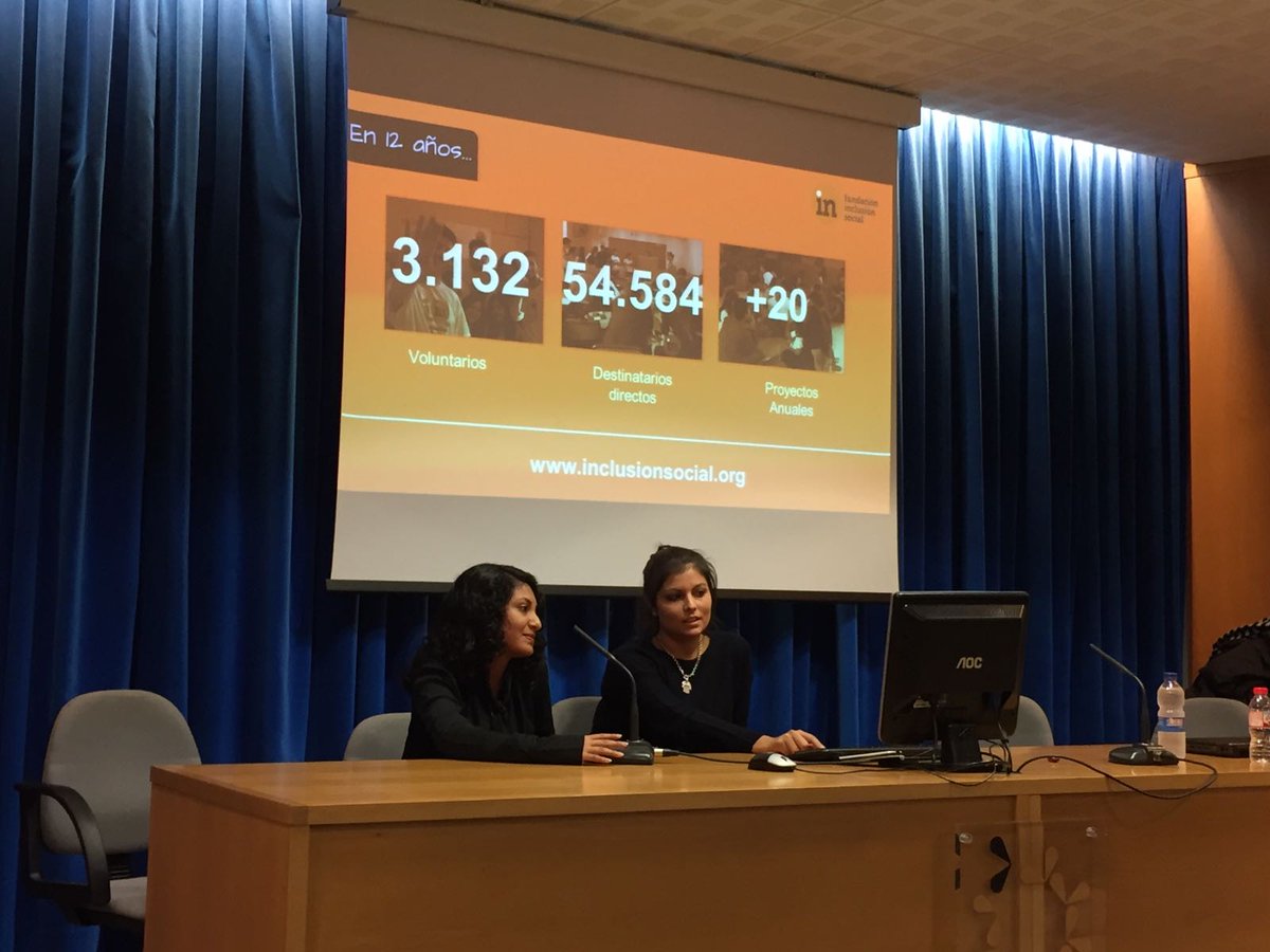 GrupoReyArdid's tweet photo. Las compañeras de @FundacionIN_ nos presentan su entidad https://t.co/BwBYXMdMOk #Ka2getehr #ErasmusPlus #Erasmus https://t.co/xYjarQgBTh