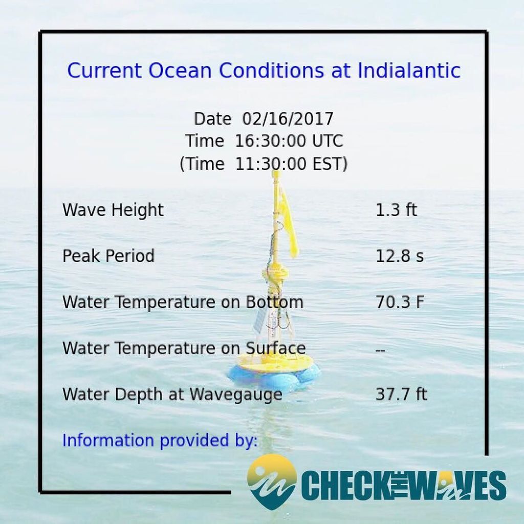 CheckTheWaves's tweet photo. Ocean conditions at Indiatlantic, FL
For real-time detailed information and graphs check o… https://t.co/FASqYaej09 https://t.co/claD6ArOEH