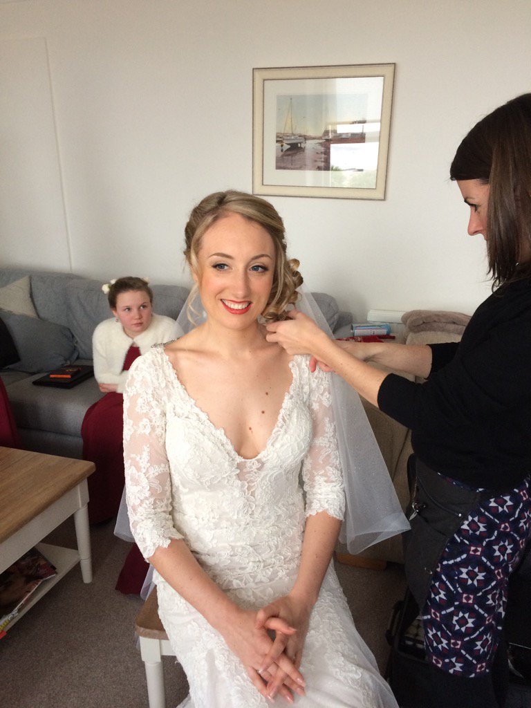 My bride Mairead looking lovely on her wedding day. X