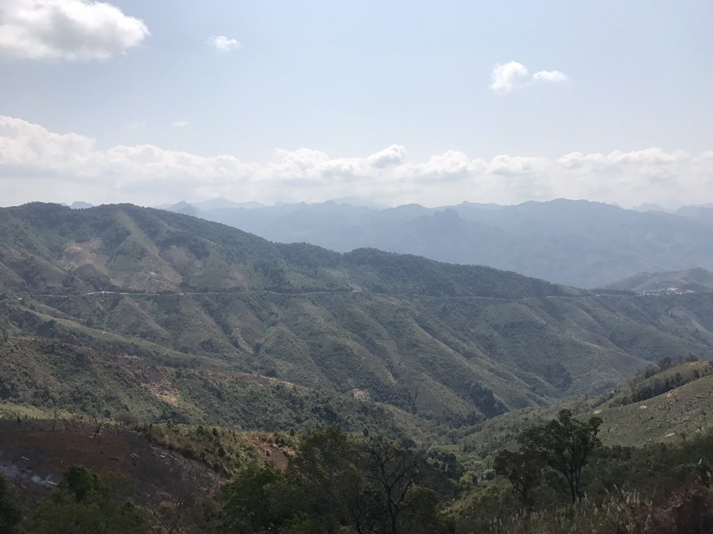 Mobile4D's tweet photo. The team of @mobile4D in an exhaustive driving trip to Luang Prabang to train locust team to use the system.@capacity_lab @UniBremenForsch https://t.co/Gd7XxNdRFM