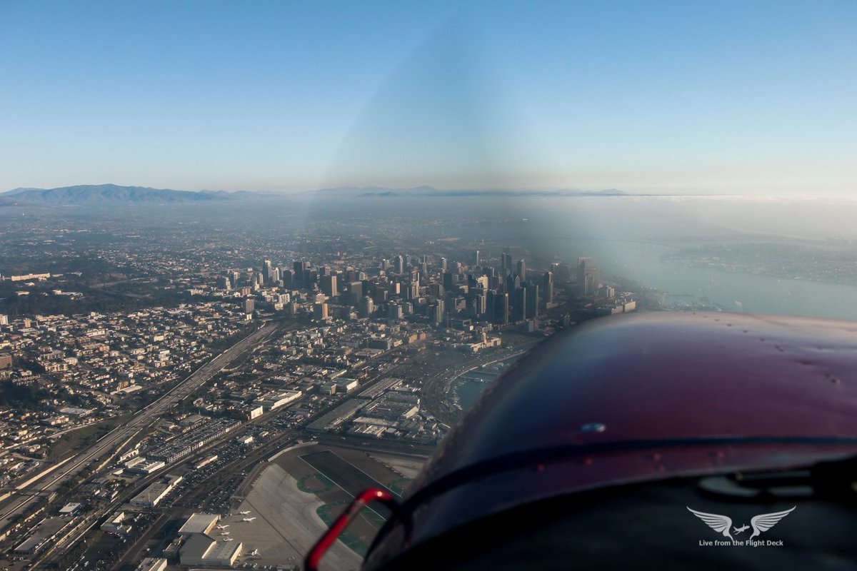 Flying over San Diego, California #avgeek #SanDiego #flying #pilotsview