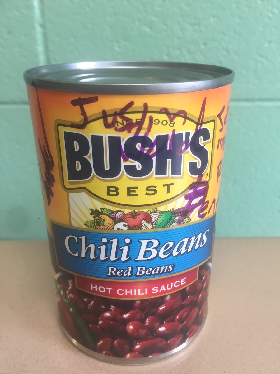 beansbouncing's tweet image. What's the only thing better than maple syrup? Beans! 1 lucky winner will win this special edition can of beans signed by team. RT to enter