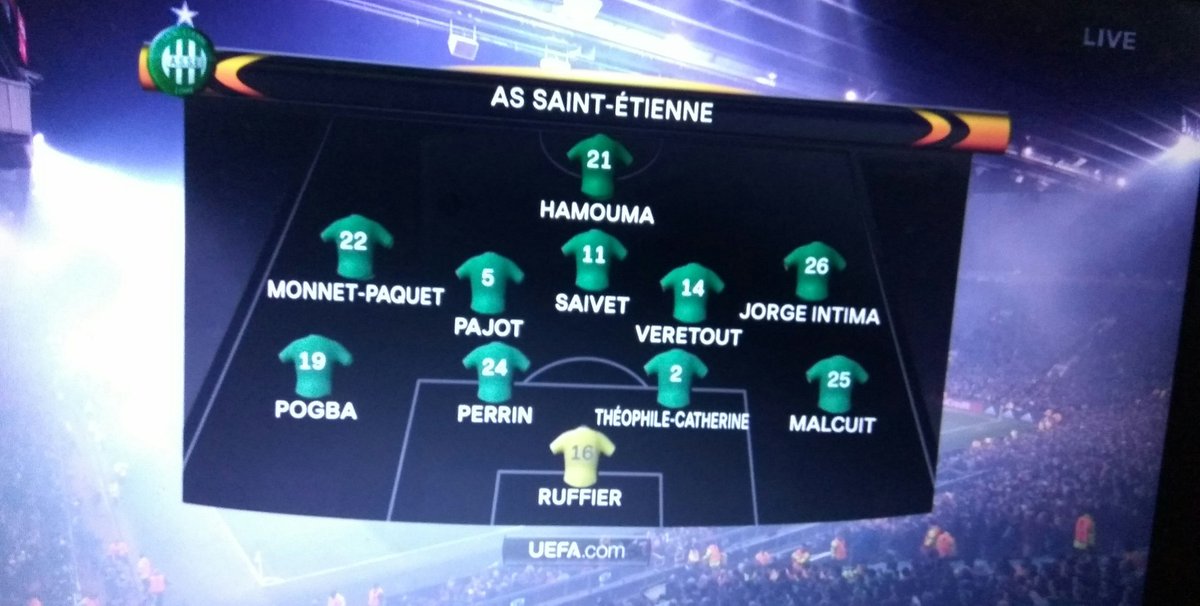 goalbold's tweet image. Lineups for @ManUtd vs @ASSEofficiel #MUSET #Goalbold @EuropaLeague