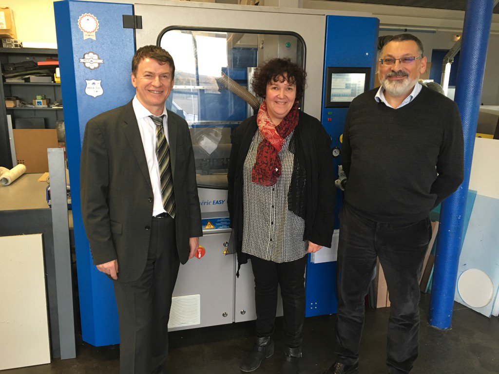 philippefolliot's tweet image. Après la visite de la dynamique entreprise #mecanumeric #Albi la relève avec AG des Jeunes Agriculteurs du #Tarn