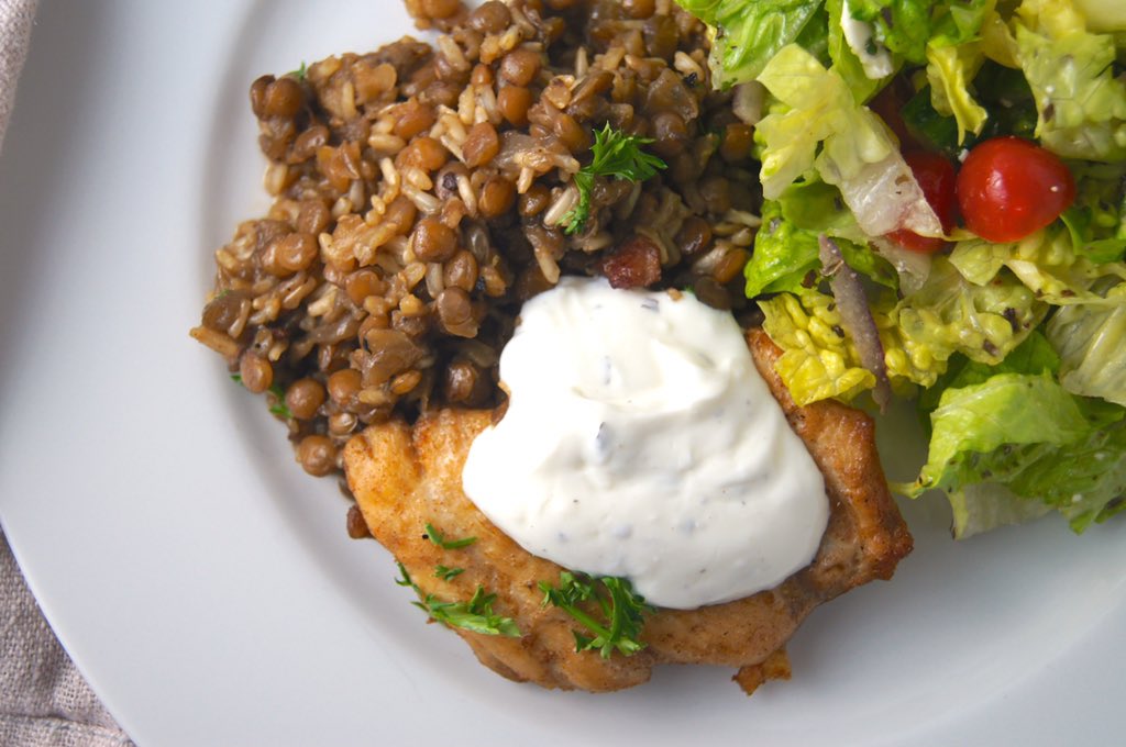 Simple, healthful and SO yummy! nourishedpeach.com/2017/02/15/one… #Mediterranean #healthyeating #glutenfree #cleaneating
