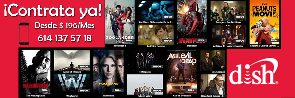 ChihuahuaDish's tweet photo. Actualiza a la mejor versión de tu televisión y/o pantalla con @DishMx rápido y fácil 6141375718 @DTHChihuahua @aigonzalezch ¡Contrata ya! https://t.co/hRnduLYQaq