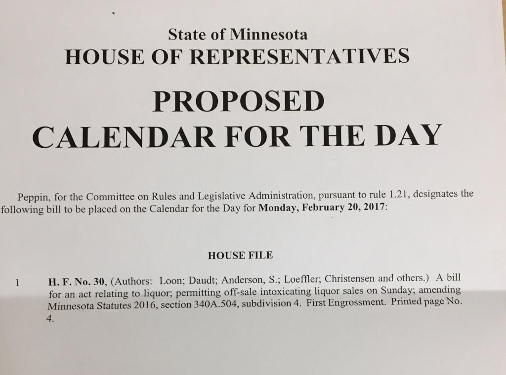 PioneerPress's tweet photo. Minnesota House could vote Monday to OK Sunday liquor sales https://t.co/89K5XeiyA3 https://t.co/0FsssdYMT2