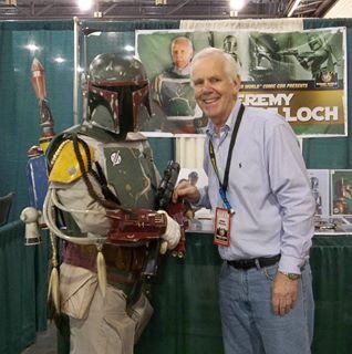 First State Squad member BH9847 meets Jeremy Bulloch at Wizard World 2012 Happy Birthday to the original Boba Fett 