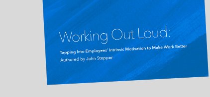 Do you know what it means to Work Out Loud? Find out: bit.ly/2lT0Fnc