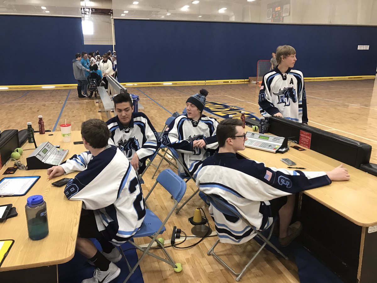 JeffcoAthletics's tweet photo. Members of Ralston Valley hockey team are officials today for Adapted Hockey Day. #copreps
@dirtydonkeys @HS_MUSTANGS https://t.co/nWK3BI2cHb